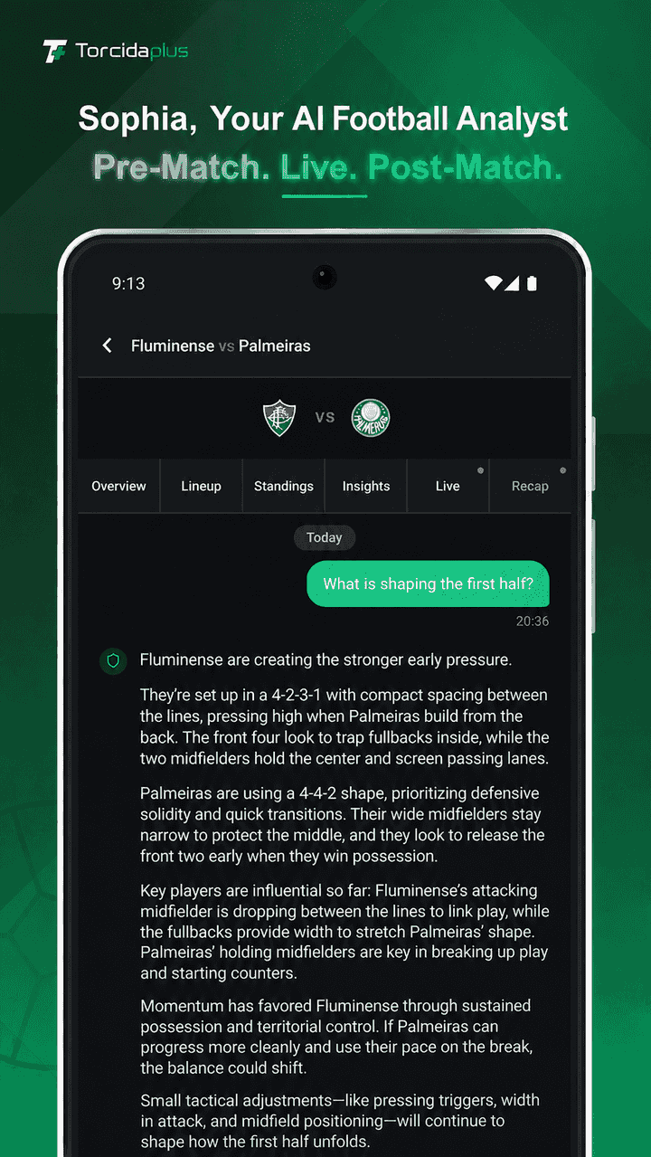 Official Totalix app screenshot: Analysis at every stage